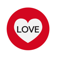 Heart icon Illustration sign design