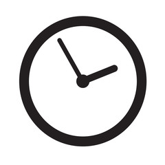 Time Clock icon Illustration sign design