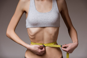 Very thin girl