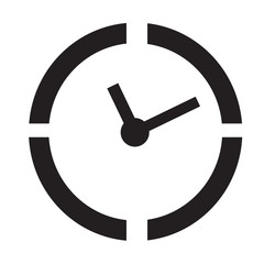 Time Clock icon Illustration sign design