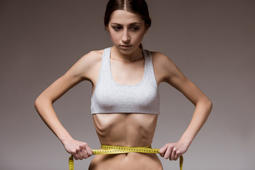 Very thin girl