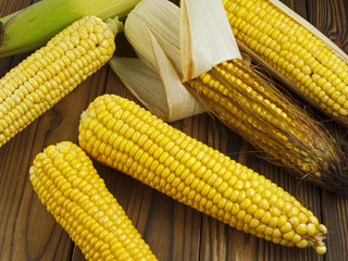fresh juicy corn