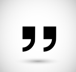 Fototapeta premium Quote icon vector
