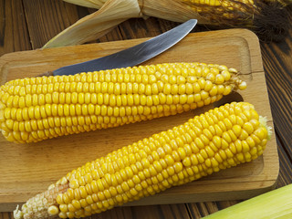 fresh juicy corn
