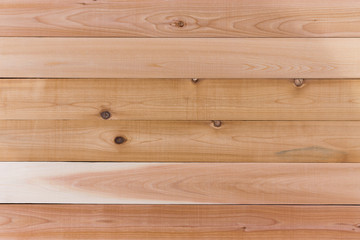 Empty Cedar Wood Wall with Horizontal Orientation - 101128426