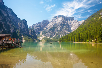 Lake Braies in Italy