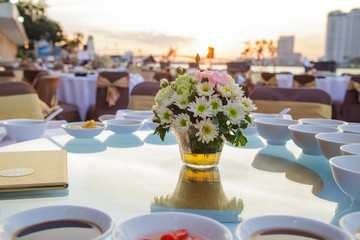 The wedding flowers