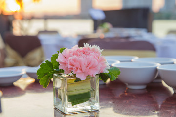 The wedding flowers
