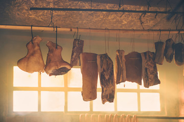 Smoked bacon and other cured pork meat