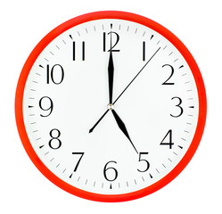 clock isolated on white background