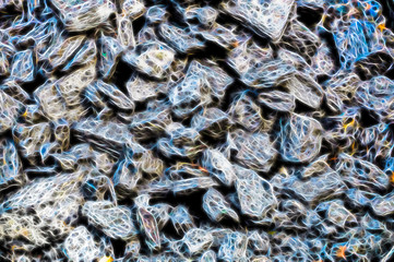 diamond illustration fractal background