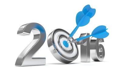 2016 target 3d render illustration