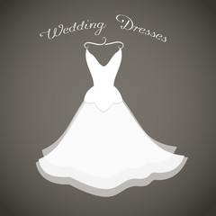 Wedding dress VECTOR