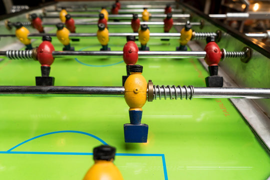 last player on football table