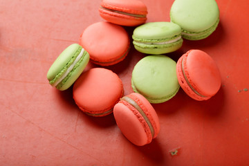 macaroons with salted caramel