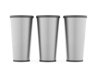 Fast food cup isolated on white background