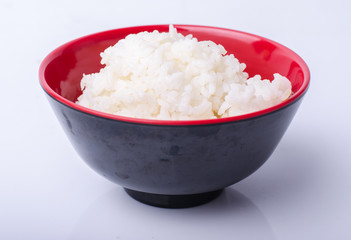 White steamed rice