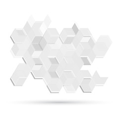 Vector Abstract Design Hexagonal Background