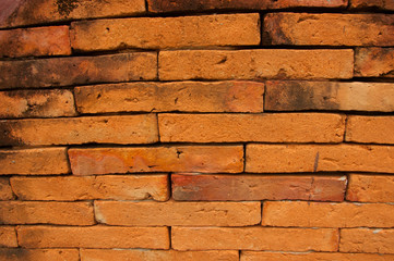orange brick background