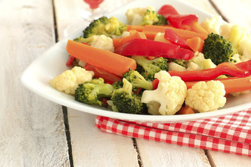 Mix of fried vegetables
