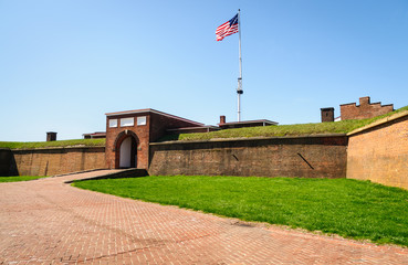 Fototapeta premium Fort McHenry National Monument and Historic Shrine