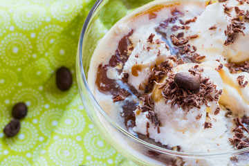 Coffee and ice-cream