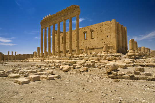 Syria. Palmyra (Tadmor). The sanctuary of Bel. This site is on UNESCO World Heritage List