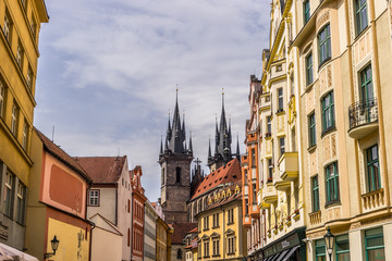 Street in Prague, Czech Republic