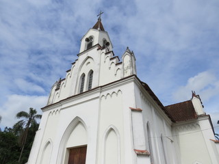 Fototapeta na wymiar Sacred Family Church at Santa Leopoldina