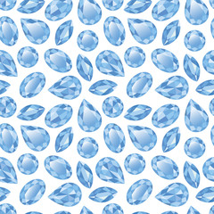 Blue topaz seamless texture illustration 