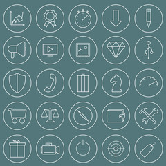 Fototapeta premium Seo icons 02