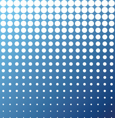 Abstract background white blue halftone illustration