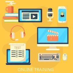 Online training concept