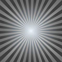 Vintage abstract background explosion black-white rays illustration