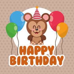 Happy birthday design 