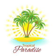 Fototapeta premium Tropical Scene
