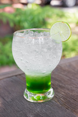 Kiwi italian soda.