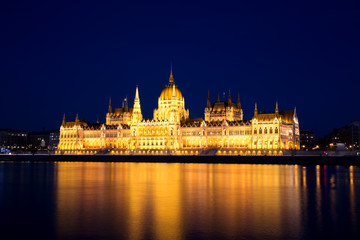 Budapest Parliament at Dusk, Hungary