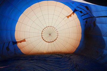 Balloon in the sky panorama