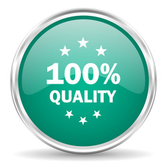 quality blue glossy circle web icon