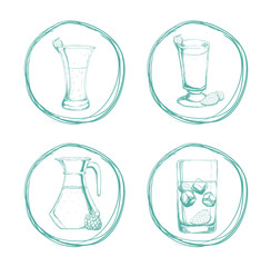 Drink icon design 