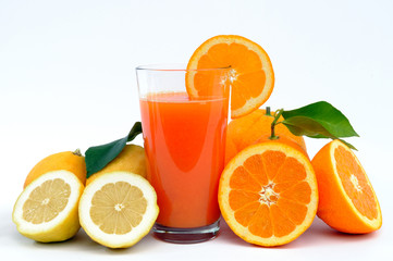 Juice of oranges and lemons