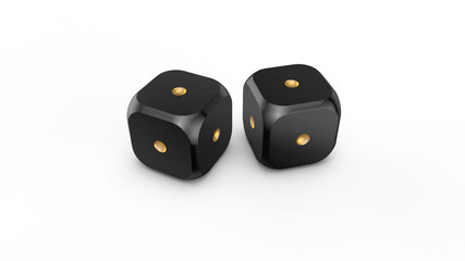 Würfel holz schwarz Pech