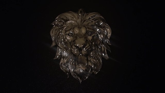 digital art of a lion