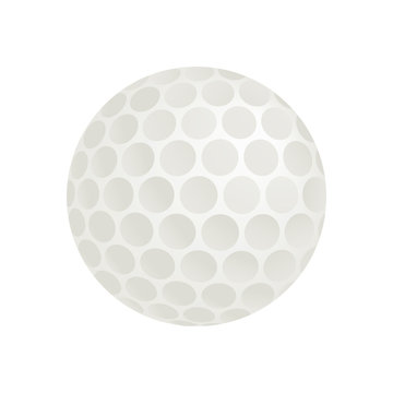 Golf ball isometric 3d icon