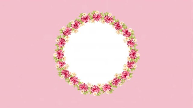 Beautiful flower design, Video Animation 