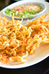 Mushrooms fried