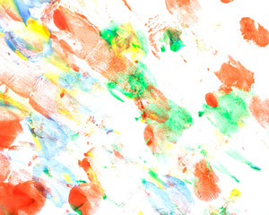 Abstract stains in a children style.