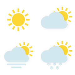 Vector weather icons