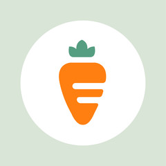 Carrot icon.